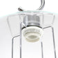 All The Rages Lalia Home Chrome Modern Metal Scroll Table Lamp