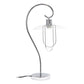 All The Rages Lalia Home Chrome Modern Metal Scroll Table Lamp