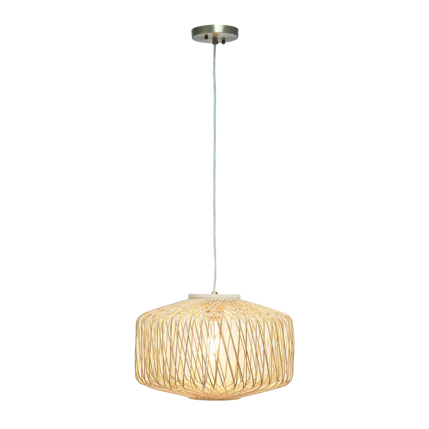 All The Rages Lalia Home Circular Rattan Pendant Light