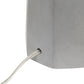 All The Rages Lalia Home Concrete Pillar Table Lamp With White Fabric Shade