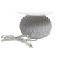 All The Rages Lalia Home Concrete Thumbprint Table Lamp With White Fabric Shade