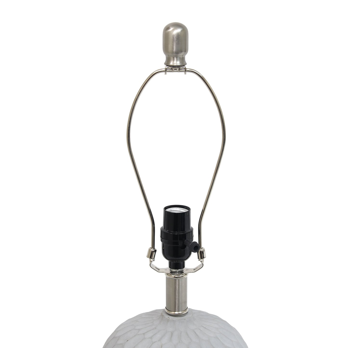 All The Rages Lalia Home Concrete Thumbprint Table Lamp With White Fabric Shade