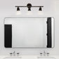 All The Rages Lalia Home Essentix Oil Rubbed Bronze 3-Light Vanity Light With Bell-Shaped Alabaster White Glass Shades