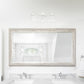 All The Rages Lalia Home Essentix White 3-Light Curved Metal Vanity Light With Alabaster White Glass Shades