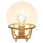 All The Rages Lalia Home Gold Old World Globe Glass Table Lamp