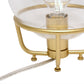 All The Rages Lalia Home Gold Old World Globe Glass Table Lamp
