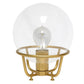 All The Rages Lalia Home Gold Old World Globe Glass Table Lamp