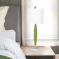 All The Rages Lalia Home Green Stylus Table Lamp With White Fabric Shade