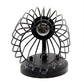 All The Rages Lalia Home Ironhouse 11" Black Industrial Decorative Cage Wall Sconce