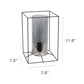 All The Rages Lalia Home Large Black Framed Table Lamp With Smoked Cylinder Glass Shade