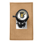All The Rages Lalia Home Lexington 21" Beige Leather Base Modern Home Décor Bedside Table Lamp With USB Charging Port