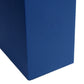 All The Rages Lalia Home Lexington 21" Blue Leather Base Modern Home Bedside Table Lamp