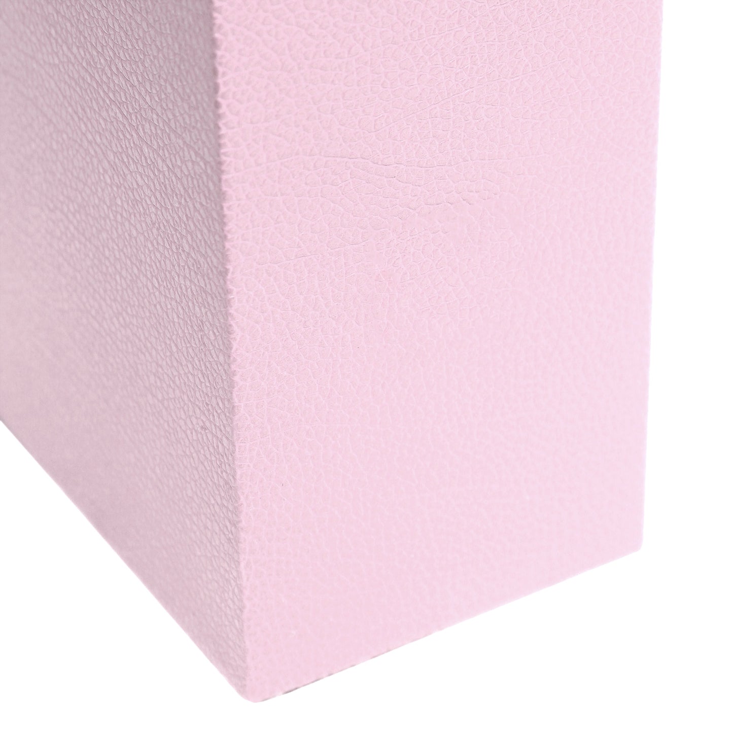 All The Rages Lalia Home Lexington 21" Blush Pink Leather Base Modern Home Bedside Table Lamp