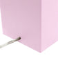 All The Rages Lalia Home Lexington 21" Blush Pink Leather Base Modern Home Décor Bedside Table Lamp With USB Charging Port