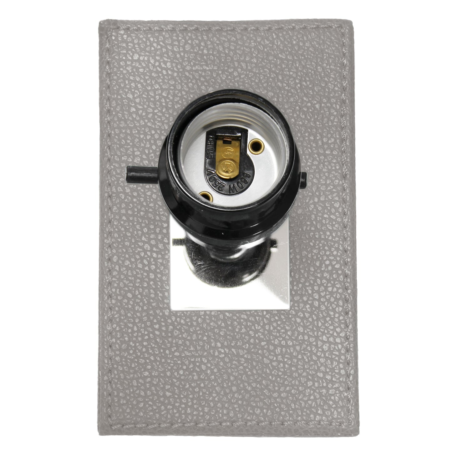 All The Rages Lalia Home Lexington 21" Gray Leather Base Modern Home Décor Bedside Table Lamp With USB Charging Port