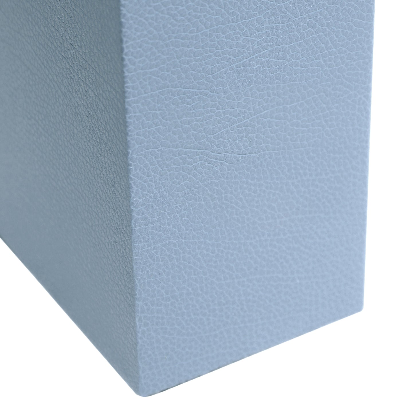 All The Rages Lalia Home Lexington 21" Periwinkle Leather Base Modern Home Bedside Table Lamp
