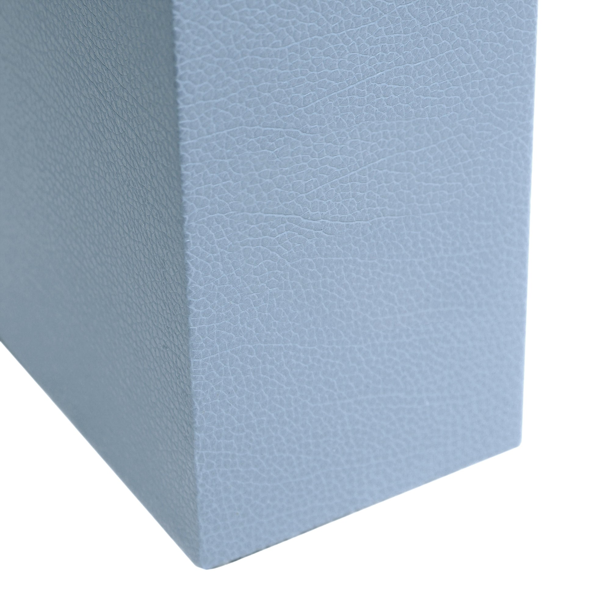 All The Rages Lalia Home Lexington 21" Periwinkle Leather Base Modern Home Bedside Table Lamp