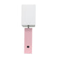 All The Rages Lalia Home Lexington 21" Pink Leather Base Modern Home Décor Bedside Table Lamp With USB Charging Port