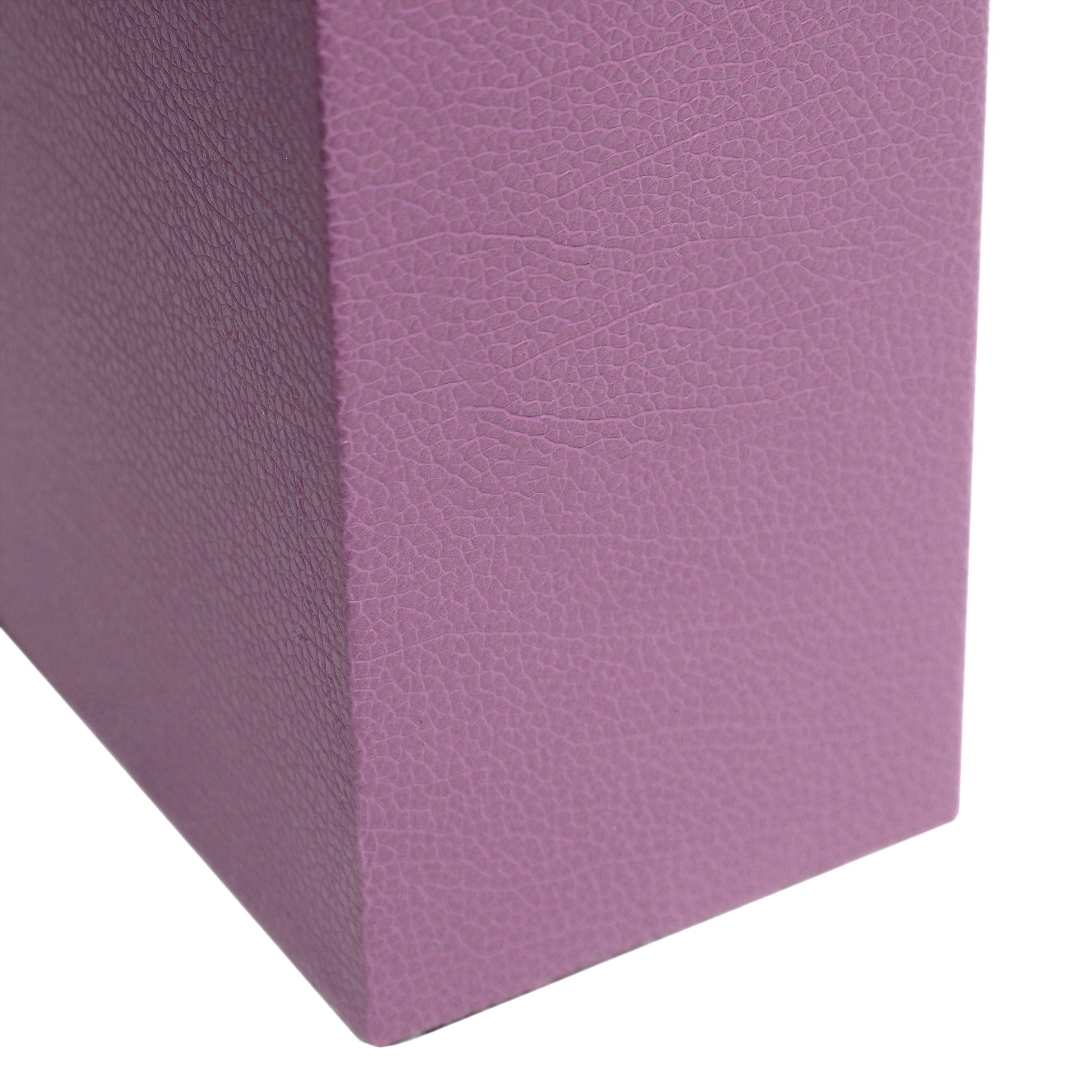 All The Rages Lalia Home Lexington 21" Purple Leather Base Modern Home Bedside Table Lamp