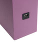 All The Rages Lalia Home Lexington 21" Purple Leather Base Modern Home Décor Bedside Table Lamp With USB Charging Port