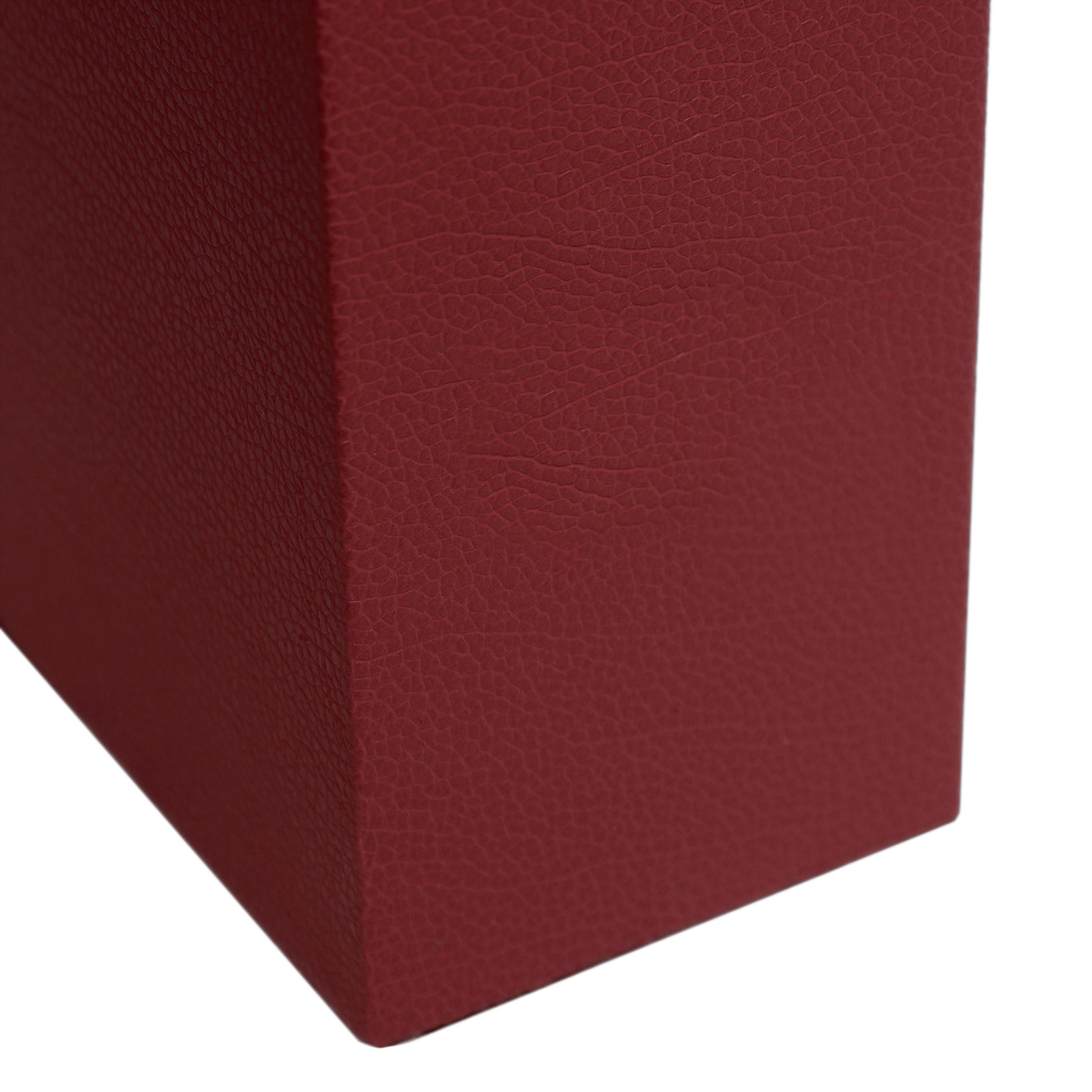 All The Rages Lalia Home Lexington 21" Red Leather Base Modern Home Bedside Table Lamp