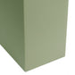 All The Rages Lalia Home Lexington 21" Sage Green Leather Base Modern Home Bedside Table Lamp