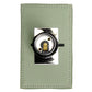 All The Rages Lalia Home Lexington 21" Sage Green Leather Base Modern Home Bedside Table Lamp