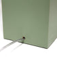 All The Rages Lalia Home Lexington 21" Sage Green Leather Base Modern Home Décor Bedside Table Lamp With USB Charging Port