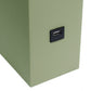 All The Rages Lalia Home Lexington 21" Sage Green Leather Base Modern Home Décor Bedside Table Lamp With USB Charging Port