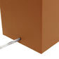 All The Rages Lalia Home Lexington 21" Tan Leather Base Modern Home Bedside Table Lamp