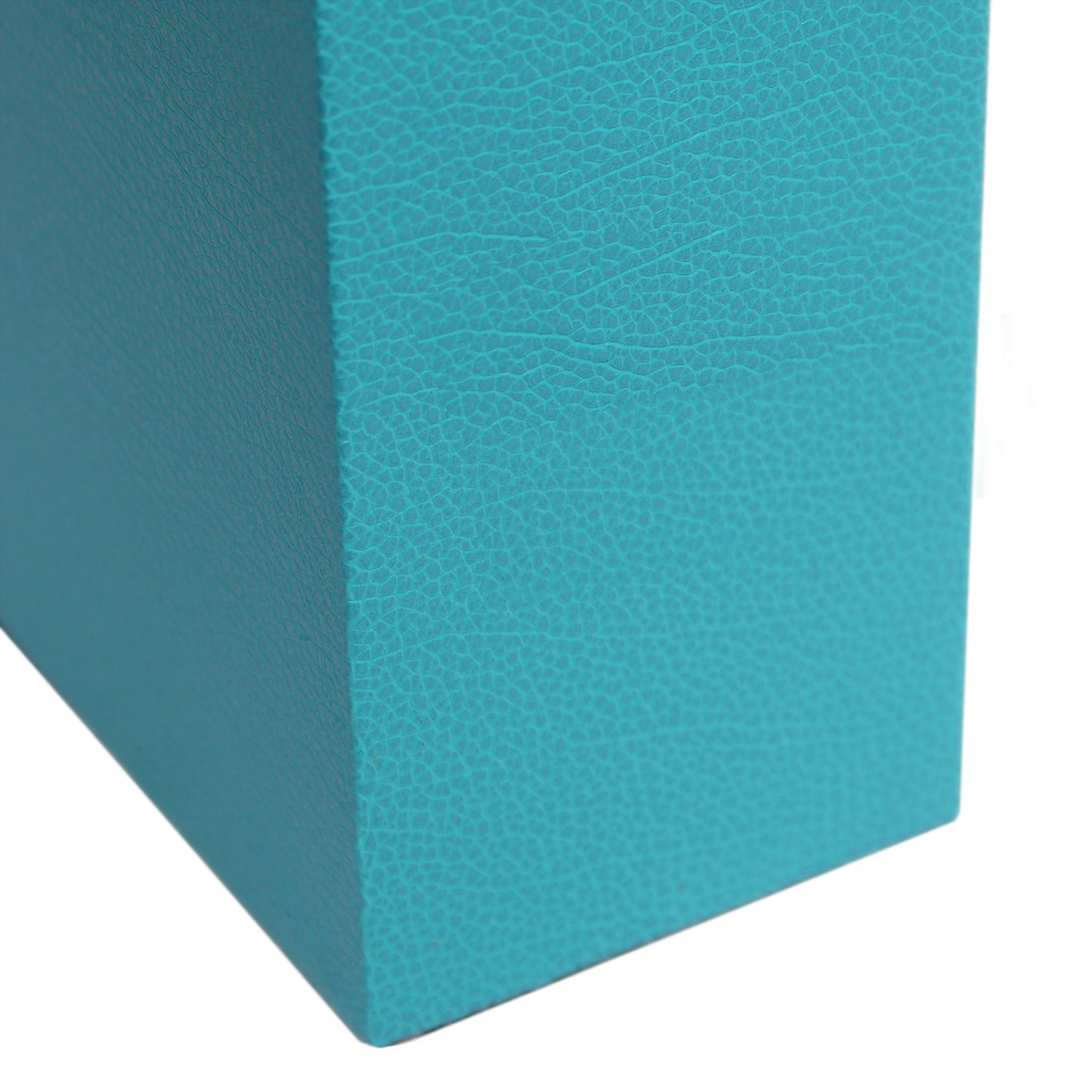 All The Rages Lalia Home Lexington 21" Teal Leather Base Modern Home Bedside Table Lamp