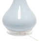 All The Rages Lalia Home Light Blue Droplet Table Lamp With Fabric Shade