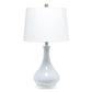 All The Rages Lalia Home Light Blue Droplet Table Lamp With Fabric Shade
