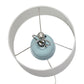 All The Rages Lalia Home Light Blue Dual Orb Table Lamp With White Fabric Shade