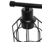 All The Rages Lalia Home Matte Black 3-Light Industrial Wired Vanity Light