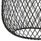 All The Rages Lalia Home Matte Black Industrial Mesh Table Lamp