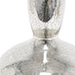 All The Rages Lalia Home Mercury Glass Dollop Table Lamp With White Fabric Shade