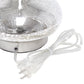 All The Rages Lalia Home Mercury Glass Dollop Table Lamp With White Fabric Shade