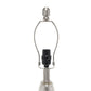 All The Rages Lalia Home Mercury Glass Dollop Table Lamp With White Fabric Shade