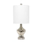 All The Rages Lalia Home Mercury Paseo Table Lamp With White Fabric Shade