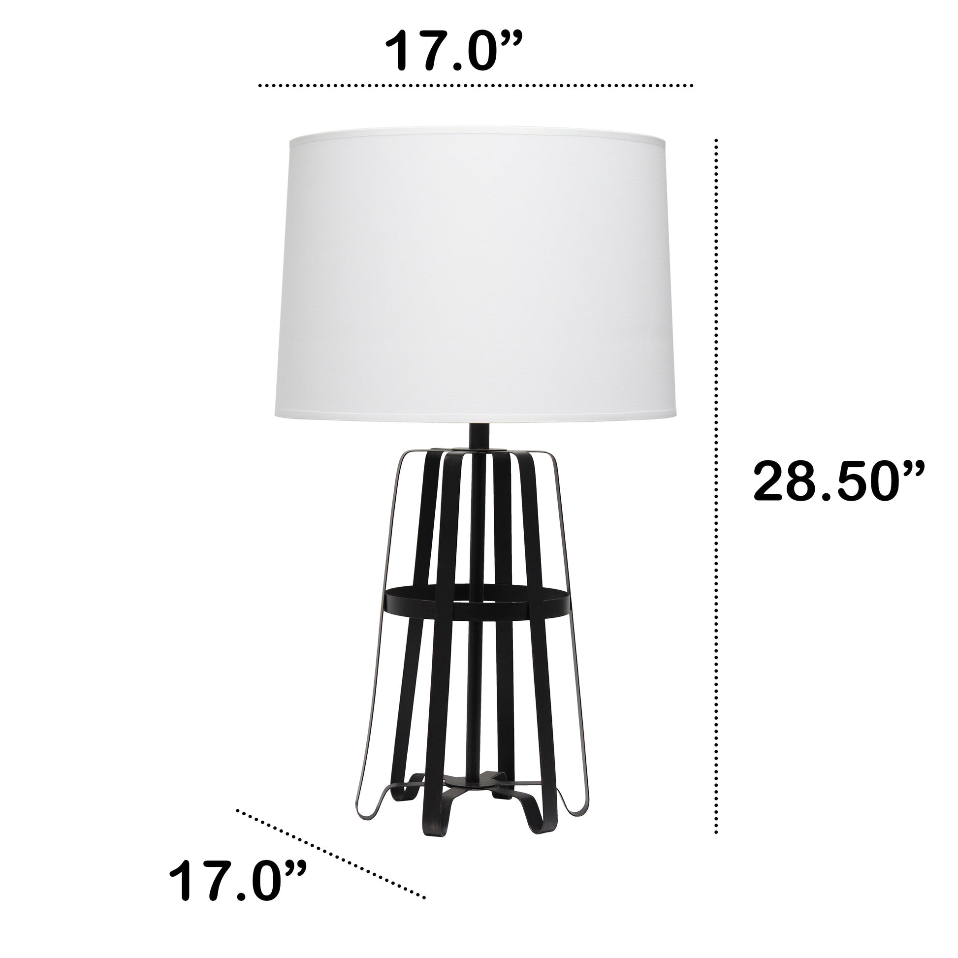 All The Rages Lalia Home Oil Rubbed Bronze Stockholm Table Lamp