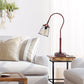 All The Rages Lalia Home Red Bronze Table Lamp With Rustic Caged Shade