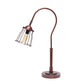 All The Rages Lalia Home Red Bronze Table Lamp With Rustic Caged Shade