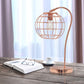 All The Rages Lalia Home Rose Gold Arched Metal Cage Table Lamp