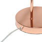 All The Rages Lalia Home Rose Gold Arched Metal Cage Table Lamp
