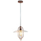 All The Rages Lalia Home Rose Gold Elongated Metal Pendant Light