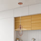 All The Rages Lalia Home Rose Gold Elongated Metal Pendant Light