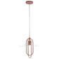 All The Rages Lalia Home Rose Gold Elongated Metal Pendant Light