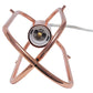 All The Rages Lalia Home Rose Gold Elongated Metal Pendant Light