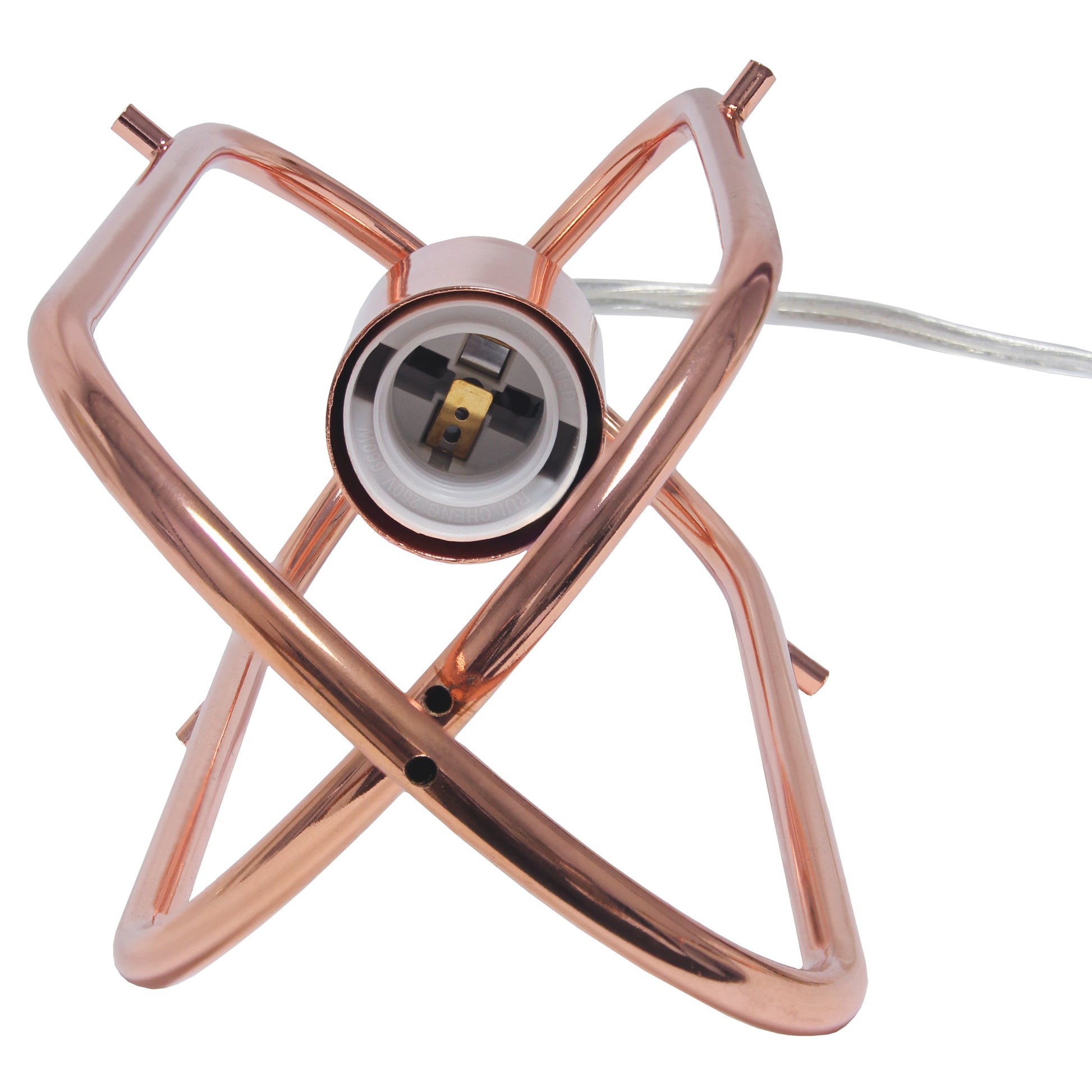 All The Rages Lalia Home Rose Gold Elongated Metal Pendant Light